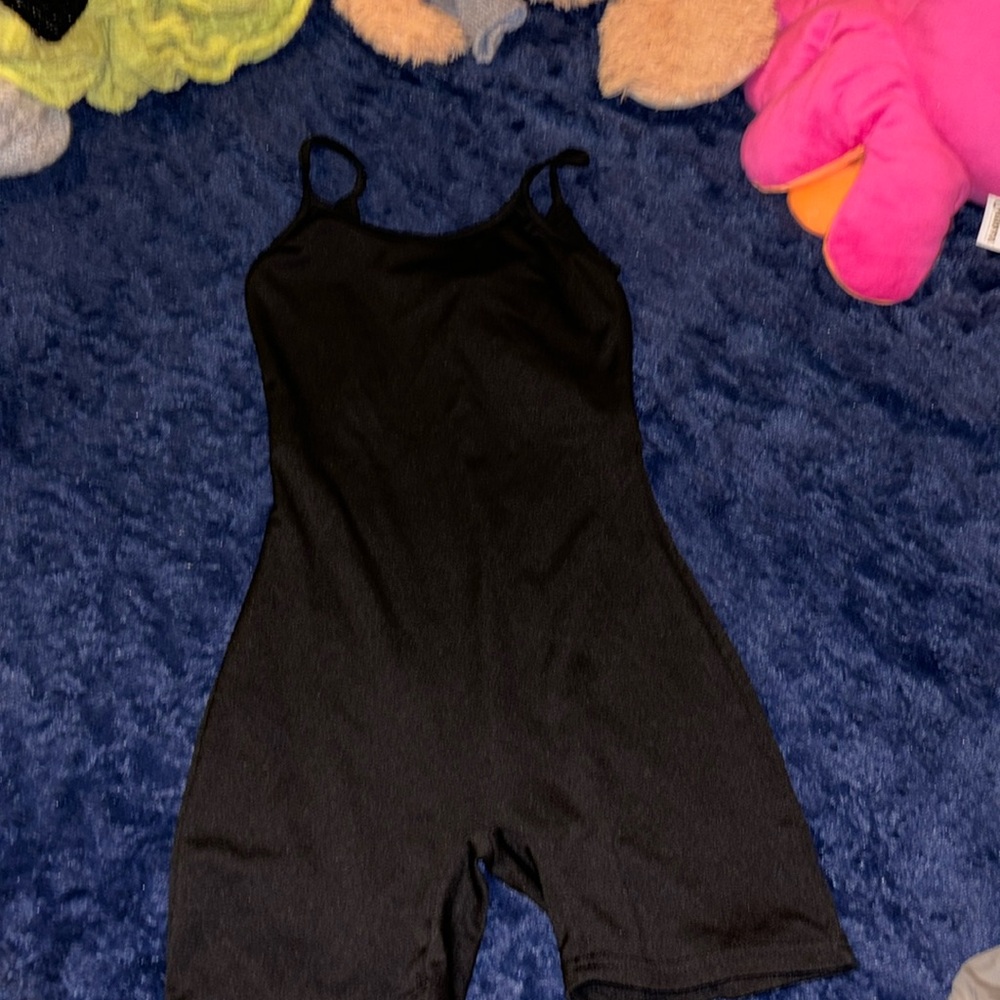 All black romper
